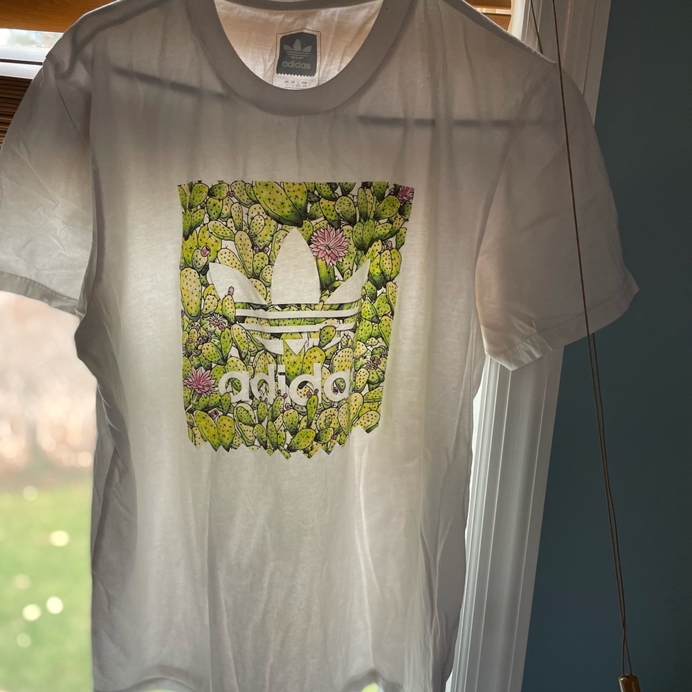Adidas Originals Trefoil Block Graphic T-shirt Men’s Size: Medium